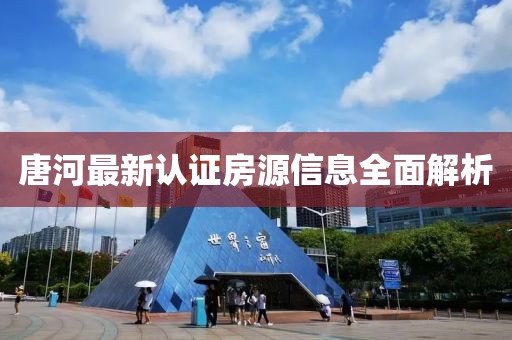 唐河最新认证房源信息全面解析