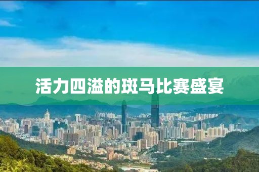 活力四溢的斑马比赛盛宴