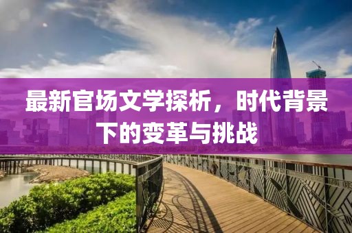 最新官场文学探析，时代背景下的变革与挑战