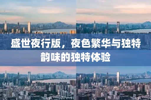 盛世夜行版，夜色繁华与独特韵味的独特体验