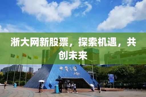 淅大网新股票，探索机遇，共创未来