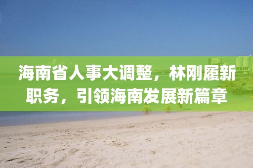 海南省人事大调整，林刚履新职务，引领海南发展新篇章