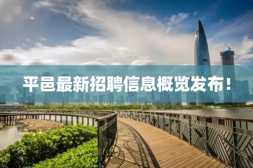 平邑最新招聘信息概览发布！