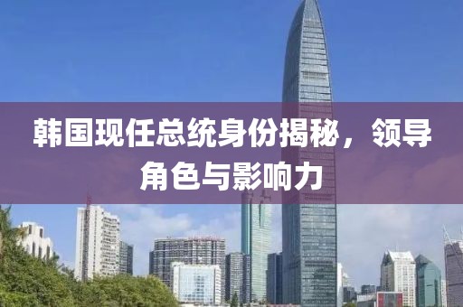 韩国现任总统身份揭秘，领导角色与影响力
