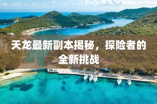 天龙最新副本揭秘，探险者的全新挑战