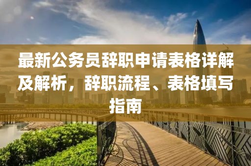 最新公务员辞职申请表格详解及解析，辞职流程、表格填写指南