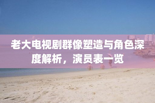 老大电视剧群像塑造与角色深度解析，演员表一览