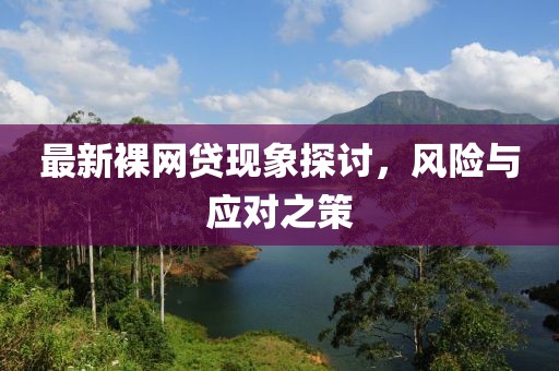 最新裸网贷现象探讨，风险与应对之策