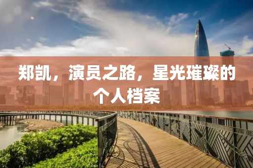 郑凯，演员之路，星光璀璨的个人档案