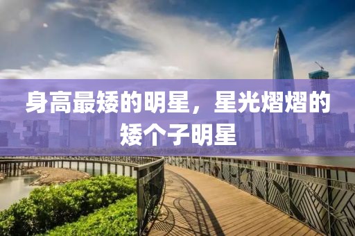 身高最矮的明星，星光熠熠的矮个子明星