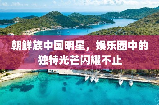 朝鲜族中国明星，娱乐圈中的独特光芒闪耀不止
