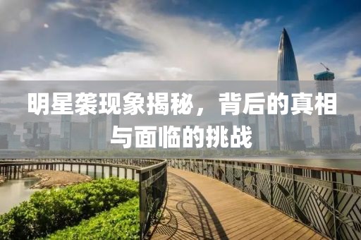 明星袭现象揭秘，背后的真相与面临的挑战