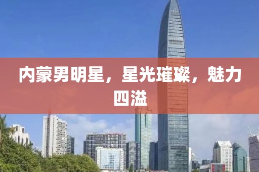 内蒙男明星，星光璀璨，魅力四溢