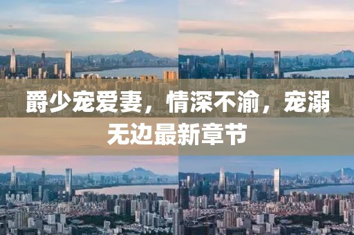 爵少宠爱妻，情深不渝，宠溺无边最新章节