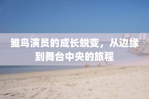 雏鸟演员的成长蜕变，从边缘到舞台中央的旅程