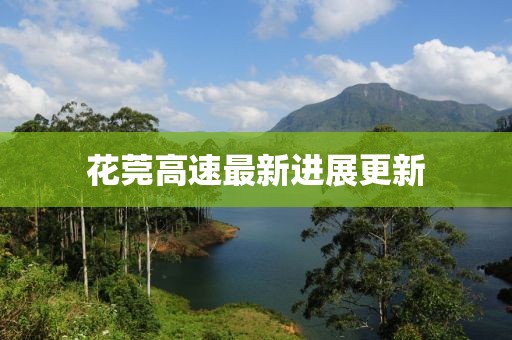花莞高速最新进展更新