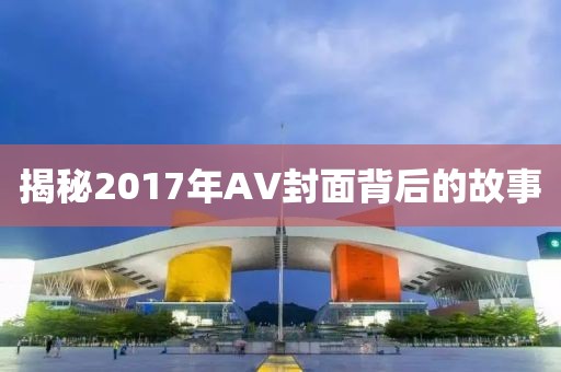 揭秘2017年AV封面背后的故事