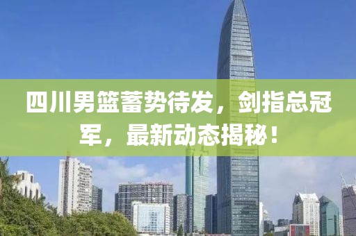 四川男篮蓄势待发，剑指总冠军，最新动态揭秘！