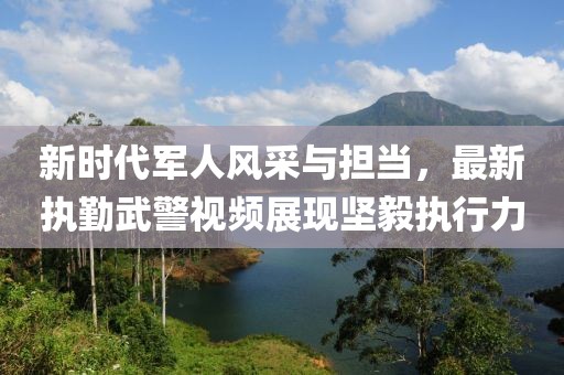 新时代军人风采与担当，最新执勤武警视频展现坚毅执行力
