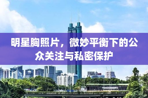 明星胸照片，微妙平衡下的公众关注与私密保护
