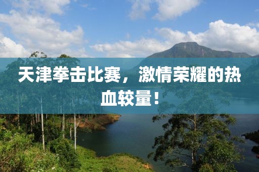 天津拳击比赛，激情荣耀的热血较量！