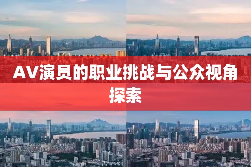 AV演员的职业挑战与公众视角探索