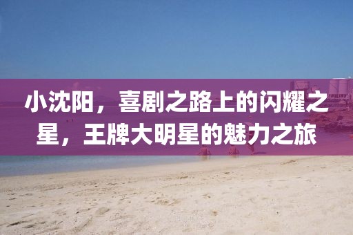 小沈阳，喜剧之路上的闪耀之星，王牌大明星的魅力之旅
