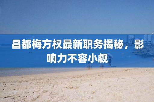 昌都梅方权最新职务揭秘，影响力不容小觑