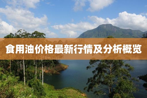 食用油价格最新行情及分析概览
