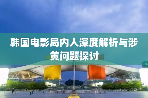 韩国电影局内人深度解析与涉黄问题探讨