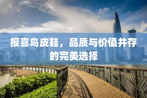 报喜鸟皮鞋，品质与价值并存的完美选择