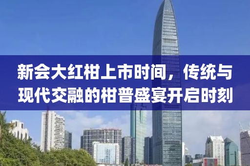 新会大红柑上市时间，传统与现代交融的柑普盛宴开启时刻