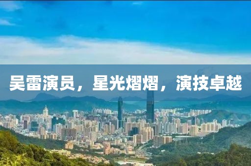 吴雷演员，星光熠熠，演技卓越