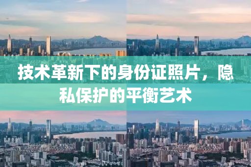 技术革新下的身份证照片，隐私保护的平衡艺术