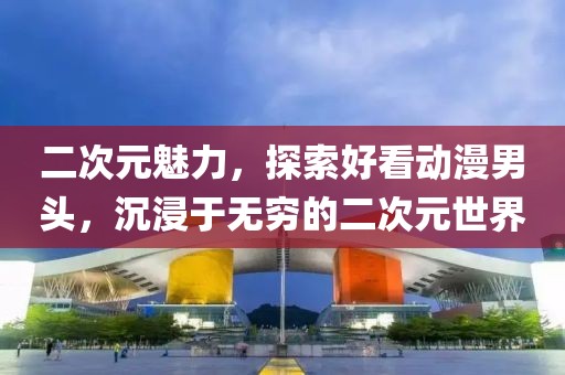 二次元魅力，探索好看动漫男头，沉浸于无穷的二次元世界