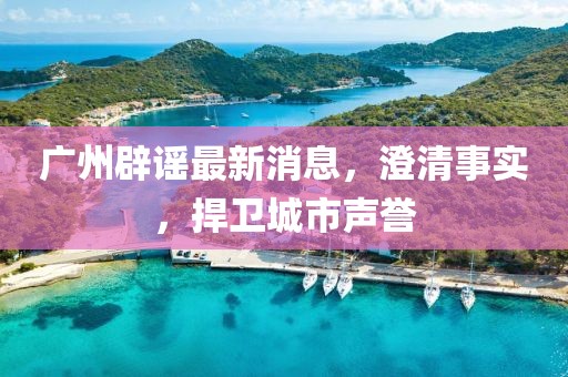 广州辟谣最新消息，澄清事实，捍卫城市声誉