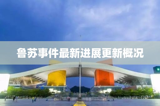 鲁苏事件最新进展更新概况