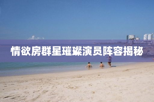 情欲房群星璀璨演员阵容揭秘