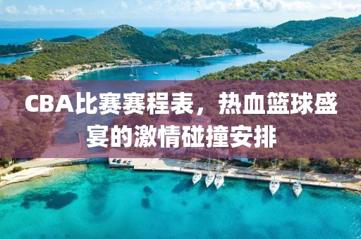 CBA比赛赛程表，热血篮球盛宴的激情碰撞安排
