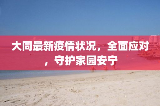 大同最新疫情状况，全面应对，守护家园安宁
