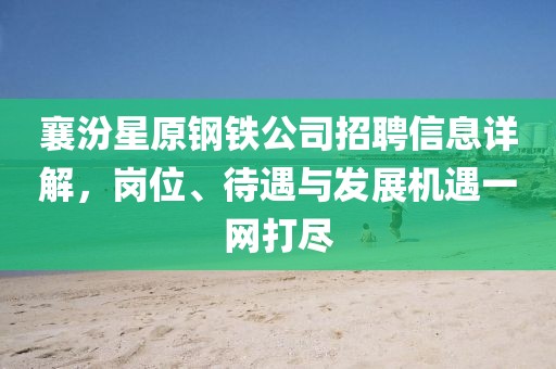 襄汾星原钢铁公司招聘信息详解，岗位、待遇与发展机遇一网打尽