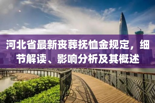河北省最新丧葬抚恤金规定，细节解读、影响分析及其概述