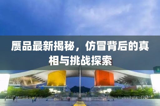 赝品最新揭秘，仿冒背后的真相与挑战探索