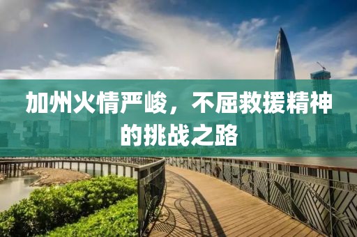 加州火情严峻，不屈救援精神的挑战之路
