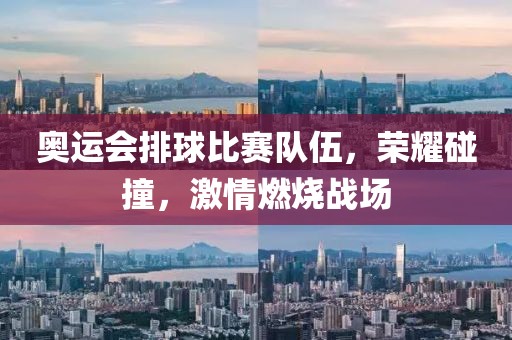 奥运会排球比赛队伍，荣耀碰撞，激情燃烧战场