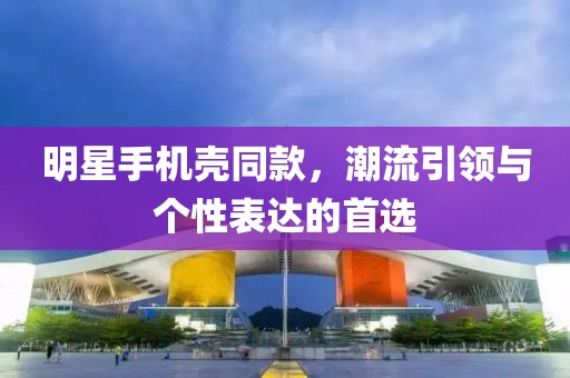 明星手机壳同款，潮流引领与个性表达的首选