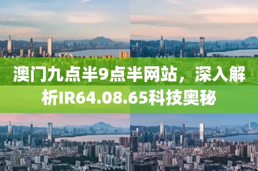 澳门九点半9点半网站，深入解析IR64.08.65科技奥秘