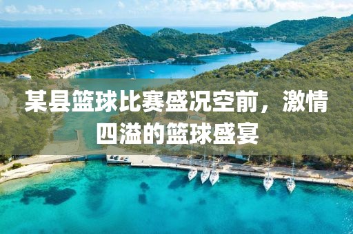 某县篮球比赛盛况空前，激情四溢的篮球盛宴