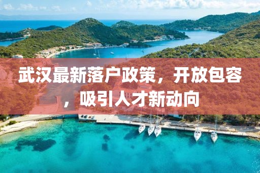 武汉最新落户政策，开放包容，吸引人才新动向