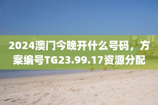 2024澳门今晚开什么号码，方案编号TG23.99.17资源分配